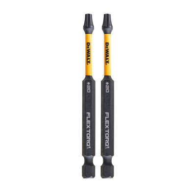Біти ударні подовжені 2 шт DeWALT Impact Torsion Extreme T20 89 мм DT70568T