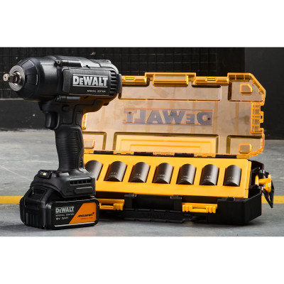 Haбіp гoлoвoк торцевих ударних подовжених 7 шт DeWALT McLaren Limited Edition 17-24 мм 1/2