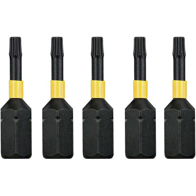 Бита ударная 5 шт DeWALT Impact Torsion Extreme T10 25 мм DT7379T