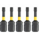 Біти ударні 5 шт DeWALT Impact Torsion Extreme T15 25 мм DT7380T