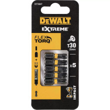 Біти ударні 5 шт DeWALT Impact Torsion Extreme T30 25 мм DT7384T
