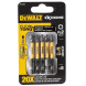 Біти ударні подовжені 5 шт DeWALT Impact Torsion Extreme PZ2 57 мм DT7391T