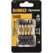 Біти ударні подовжені 5 шт DeWALT Impact Torsion Extreme T10 57 мм DT7393T