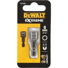 Головка торцевая ударная магнитная с 6-гранным хвостовиком DeWALT Extreme 8 мм 1/4” DT7462