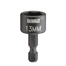 Головка торцевая ударная магнитная с 6-гранным хвостовиком DeWALT Extreme 13 мм 1/4” DT7464