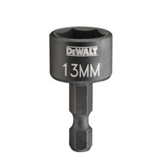 Головка торцевая ударная магнитная с 6-гранным хвостовиком DeWALT Extreme 13 мм 1/4” DT7464