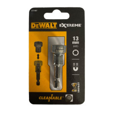 Головка торцевая ударная магнитная сменная с 6-гранным хвостовиком DeWALT Extreme 13 мм 1/4” DT7467