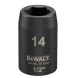 Головка торцева ударна DeWALT Extreme 14 мм 1/2” DT7532
