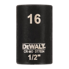 Головка торцева ударна DeWALT Extreme 16 мм 1/2” DT7534