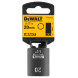 Головка торцевая ударная DeWALT Extreme 20 мм 1/2” DT7538
