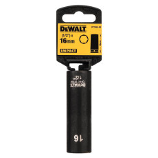 Головка торцевая ударная удлинённая DeWALT Extreme 16 мм 1/2” DT7550