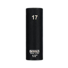 Головка торцевая ударная удлинённая DeWALT Extreme 17 мм 1/2” DT7551
