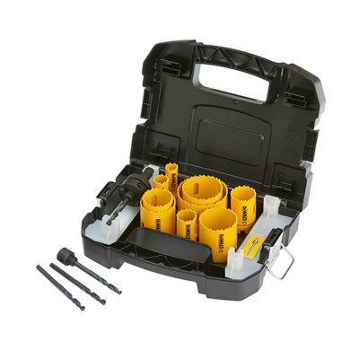 Набір коронок-ціфенборів 9 шт DeWALT EXTREME 2X Long Life 16-64 мм DT90350