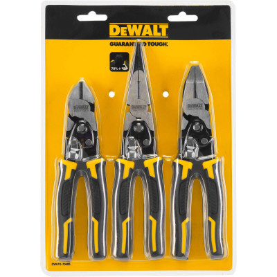 Набір шарнірно-губцевих інструментів DeWALT Compound Action 3 шт DWHT0-70485