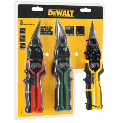 Набір ножиць по металу DeWALT ERGO Aviation 250 мм DWHT14676-0