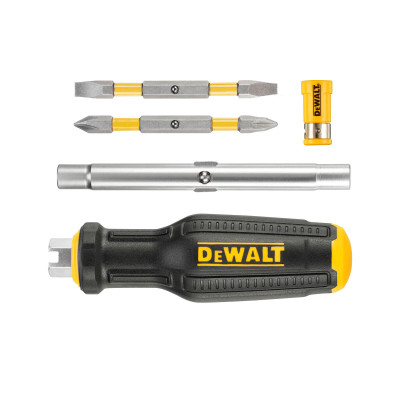 Викрутка з двома змінними бітами DeWALT FULL FIT 6 Way DWHT66569-0