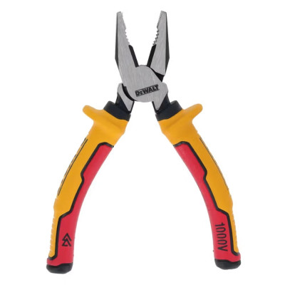 Плоскогубці діелектричні DeWALT Laser Hardened VDE 1000V 160 мм DWHT82810-0