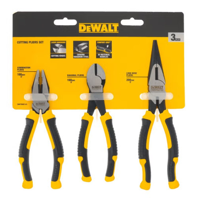 Набір шарнірно-губцевих інструментів 3 шт DeWALT Laser Hardened DWHT82813-0