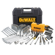 Набір головок, біт, шестигранних та накидних ключів DeWALT 1/4