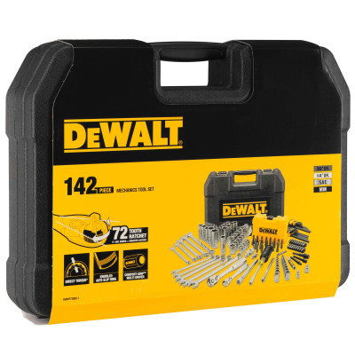Набор головок, бит, шестигранных и накидных ключей DeWALT 1/4