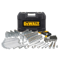 Набір головок, біт, шестигранних та накидних ключів DeWALT 1/4