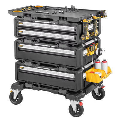 Рабочая станция 5 в 1 (комплект ящиков на тележке) DeWALT TOUGHSYSTEM 2.0 DXL DWST60510-1