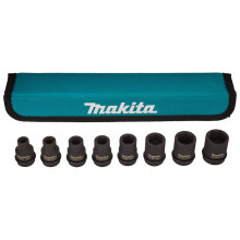 Haбіp гoлoвoк торцевих ударних 8 шт Makita 8-21 мм 1/2