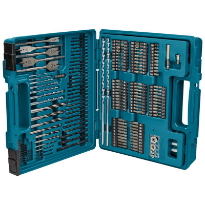 Набір біт та свердел Makita 256 предметів E-11689