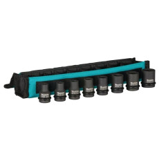 Haбіp гoлoвoк торцевих ударних 8 шт Makita 8-21 мм 1/2