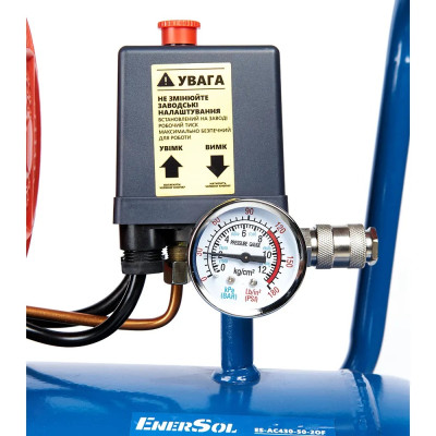 Компрессор поршневой безмасляный EnerSol ES-AC430-50-2OF