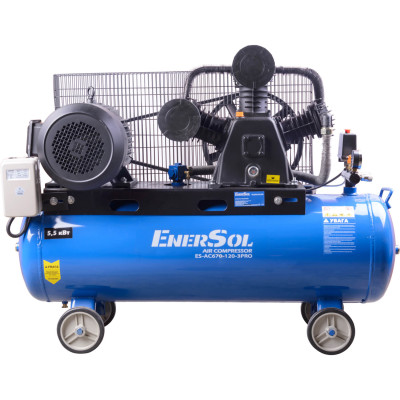 Компресор поршневий масляний EnerSol ES-AC670-120-3PRO