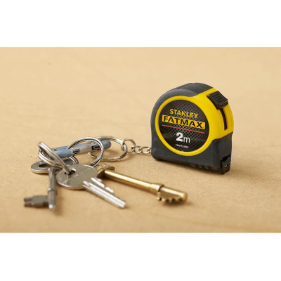 Рулетка-брелок FATMAX, 2м х 13мм в гумовому корпусі STANLEY FMHT1-33856