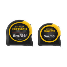 Набір рулеток 2 шт STANLEY FatMax 5 м 25 мм/8 м 25 мм FMHT81745-0