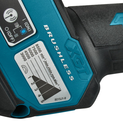 Угловая шлифмашина аккумуляторная Makita X-LOCK GA041GM201