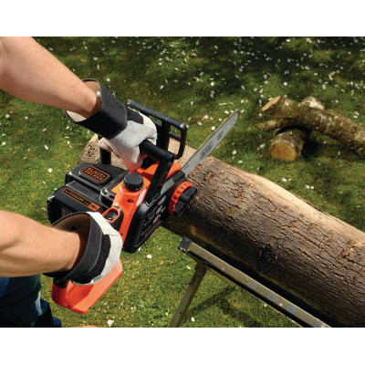 Цепная пила аккумуляторная BLACK+DECKER GKC3630L25
