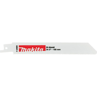 Полотна по металу для шабельної пили 5 шт Makita Bi-Metal 150 мм 24 TPI S 922 AF P-04905