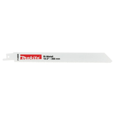 Полотна по металлу для сабельной пилы 5 шт Makita Bi-Metal 200х0.9 мм 18 TPI S 1122 EF P-04933