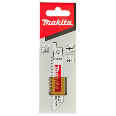 Полотно універсальне для шабельної пили Makita HM 90х1.3 мм 6 TPI P-05038