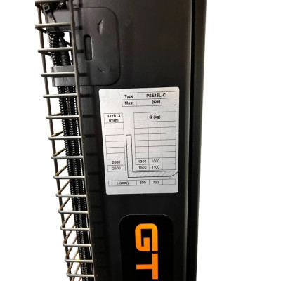 Штабелер электрический самоходный GTM 1500 кг 2.6 м PSE15L-C 2600