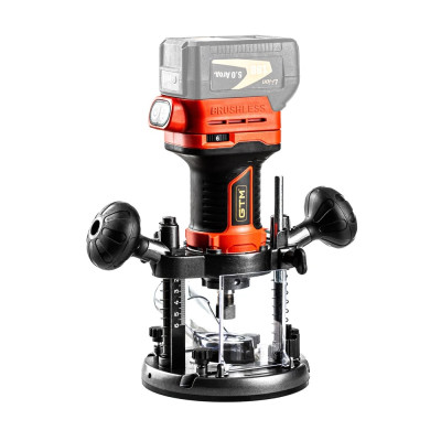 Фрезер акумуляторний кромковий GTM R18/55BL_KIT