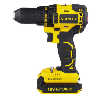 Дрель-шуруповёрт аккумуляторная бесщёточная STANLEY SBD20D2K