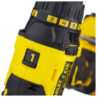 Дрель-шуруповёрт аккумуляторная бесщёточная STANLEY SBD20D2K
