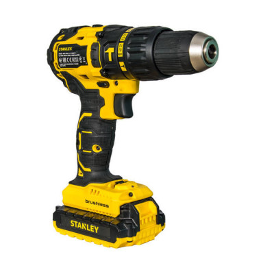 Дрель-шуруповёрт аккумуляторная бесщеточная ударная STANLEY SBH20D2K