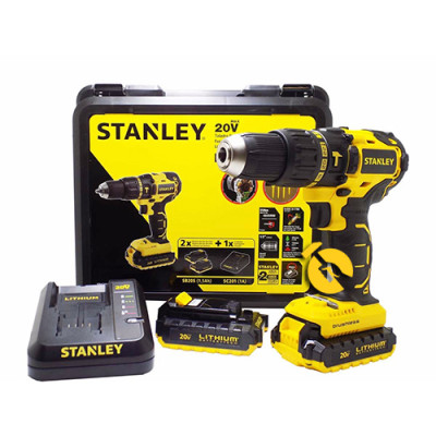 Аккумуляторная ударная дрель-шуруповёрт STANLEY SBH20S2K