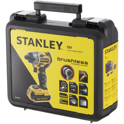 Гвинтоверт імпульсний акумуляторний безщітковий STANLEY SBI201D2K