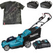 Газонокосарка акумуляторна + футболка XL Makita DLM538CT2 SET-DLM538CT2-XL-0724