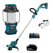Набір акумуляторних інструментів + окуляри захисні Makita SET-DUR193RF-0724