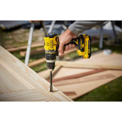 Дриль-шуруповерт ударний акумуляторний STANLEY FatMax SFMCD721D2K