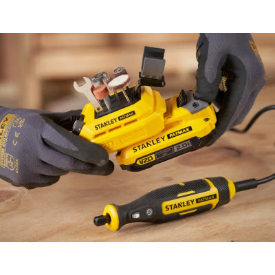 Пряма шліфмашина акумуляторна (гравер) STANLEY FatMax SFMCE030B без АКБ