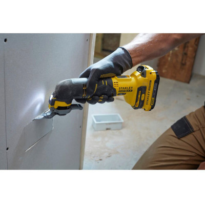 Многофункциональный инструмент (Реноватор) аккумуляторный STANLEY FATMAX SFMCE500D2K